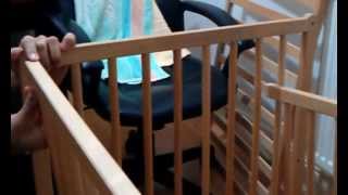 How To Assemble Baby Cot  Mothercare Cot [upl. by Sivar]