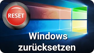 Windows 10 zurücksetzen PC o Notebook [upl. by Ffoeg]