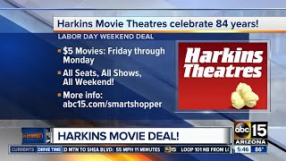 Harkins Theatres celebrates birthday with 5 movies over Labor Day weekend [upl. by Velleman]