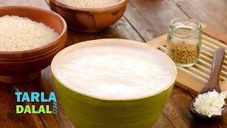 How to Make a Perfect Dosa Batter Basic South indian Batter Recipe for Idli and Dosa by Tarla Dalal [upl. by Ase]