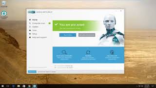 ESET NOD32 Antivirus  How To Run A Full System Scan [upl. by Fi]