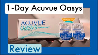 ACUVUE OASYS 1day Contact Lens Review not sponsored  Best contacts for astigmatism [upl. by Naed485]