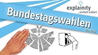 Bundestagswahlen bis 2013 einfach erklärt explainity® Erklärvideo [upl. by Erialcyram]