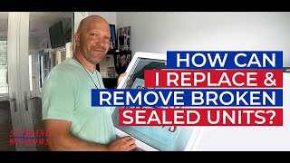 HOW TO REMOVE REPLACE BROKEN SEALED UNITS [upl. by Cadmann]