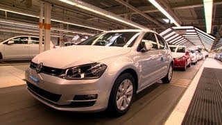 VW Golf Mk 7 Production Line Wolfsburg [upl. by Inverson]