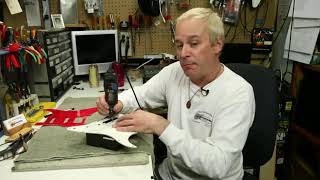 How to Cut a Guitars Pickguard [upl. by Vaientina418]