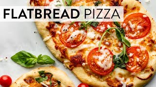 Homemade Flatbread Pizza  Sallys Baking Recipes [upl. by Eislehc]