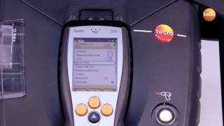 testo 350 Gas Analyser  Step 1  How to Start Measuring Instrument [upl. by Serene]