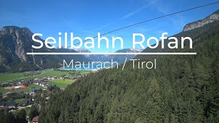 RofanSeilbahn  Achensee 4KUHD [upl. by Ydniahs259]