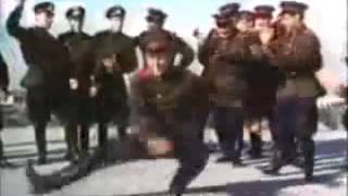 Soviet Army dancing to Hard Bass [upl. by Atteuqaj573]