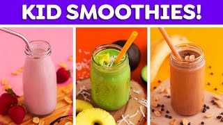 4 Kids Smoothies Recipes  Smoothie Bowls [upl. by Assenna679]