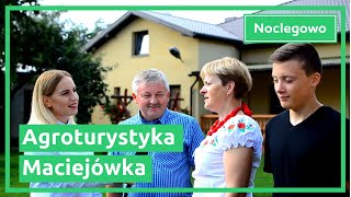 Agroturystyka Maciejówka  noclegi w Starym Pudłowie k Poddębic Noclegowotv [upl. by Curtice927]