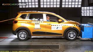 Four star adult crash test performance for Renault Triber [upl. by Octavius]