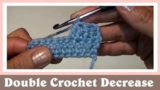 Crochet for Beginners Double Crochet Decrease [upl. by Whiney459]