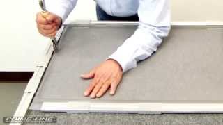 HowTo Rescreening an aluminum window screen [upl. by Hootman]