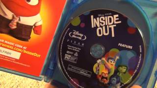 Disney Pixar Inside Out 3D BluRay Ultimate Collectors Edition Unboxing [upl. by Liahcim]