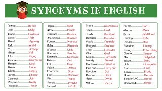 120 Super Common Synonyms to Increase Your Vocabulary in English [upl. by Angelo]