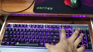 Keyboard Color Changing Tutorial  My New Mechanical RGB Gaming Keyboard [upl. by Gorey]