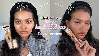 NEW Charlotte Tilbury Beautiful Skin Foundation Review  NICOLE ELISE [upl. by Tarrant]