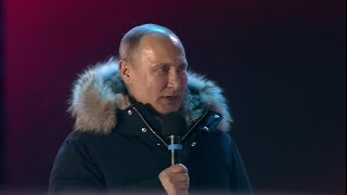 Russia Presidential Election Watch Vladimir Putins victory speech [upl. by Guy]