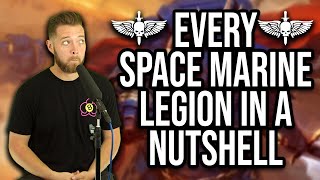 Every Single Warhammer Space Marine Legion in a Nutshell [upl. by Nnairrehs]