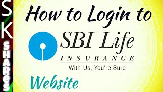 How to login to SBI Life insurance website [upl. by Esirtal942]