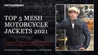 Top 5 mesh motorcycle jackets 2021 [upl. by Murdocca803]