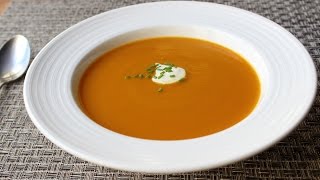 Roasted Butternut Squash Soup  Easy Butternut Squash Soup Recipe [upl. by Nailluj]