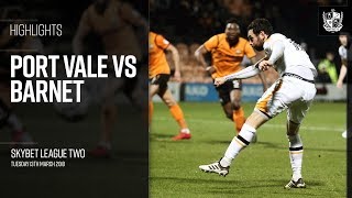 Barnet v Port Vale [upl. by Ahsia]