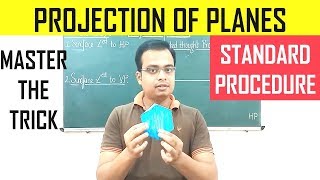 Projection of PlanesIntroduction amp Standard Procedure [upl. by Ennaihs]