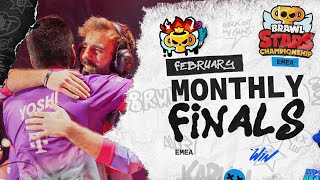 Brawl Stars Championship 2025  February Monthly Finals  EMEA [upl. by Noda]