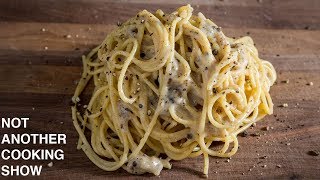 how to make REAL CACIO E PEPE like they do in ROME [upl. by Nueoras]