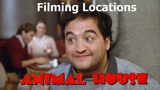 National Lampoons Animal House 1978  FILMING LOCATION VIDEO Landis John Belushi [upl. by Ylac]