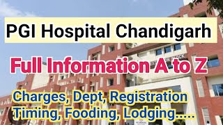 PGI Chandigarh Hospital AZ  PGIMER Hospital Chandigarh Full Information [upl. by Solakcin]