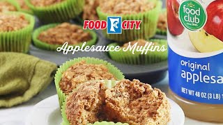 Food City — Mothers Day Recipes Applesauce Muffins [upl. by Arabrab9]