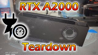 Nvidia RTX A2000 Teardown [upl. by Irbua805]