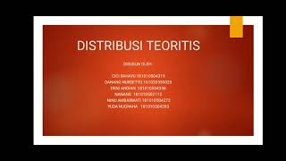 Distribusi teoritis [upl. by Namijneb]