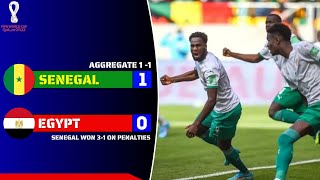 Senegal vs Egypt  FIFA World Cup Qualifiers 2022  Match Report [upl. by Sinnaiy]