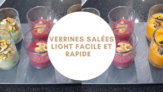 Verrines salées light facile et rapide [upl. by Atsyrhc]