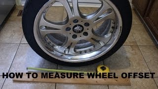 How to measure wheel offset [upl. by Anaitit212]