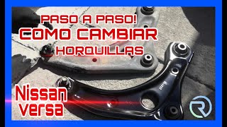 Cómo cambiar HORQUILLAS original💯 FACIL NISSAN VERSAMARCH SENSE ADVANCE EXCLUSIVE [upl. by Alebasi]