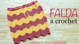 Como tejer falda a crochet paso a paso [upl. by Ardnak]