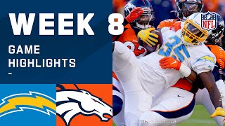 Chargers vs Broncos Week 8 Highlights  NFL 2020 [upl. by Feola]