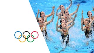 Russia Wins Teams Synchronized Swimming Gold  London 2012 Olympics [upl. by Harberd480]