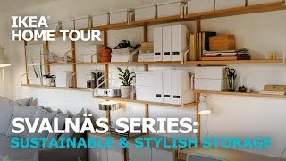 Stylish Wall Mounted Shelves  IKEA Home Tour [upl. by Llerrud]