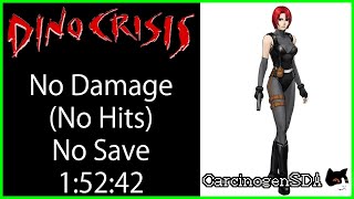 Dino Crisis Walkthrough NO DAMAGE NO SAVES Best Ending 15242 [upl. by Enilkcaj232]