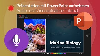 PowerPoint Präsentation mit Ton amp Video aufzeichnen  Tutorial 2023 [upl. by Steffi]