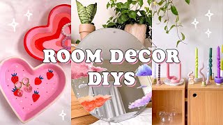 how to make your room AESTHETIC with DIYs 🎨 cheap room decor PART 1 [upl. by Genovera]