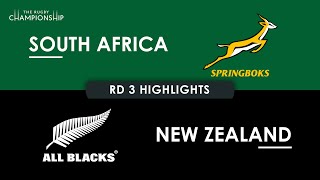 HIGHLIGHTS  SOUTH AFRICA v NEW ZEALAND  The Rugby Championship 2024 [upl. by Ytteb]