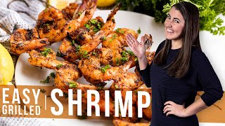 How to Make Easy Grilled Shrimp  The Stay At Home Chef [upl. by Rafi]